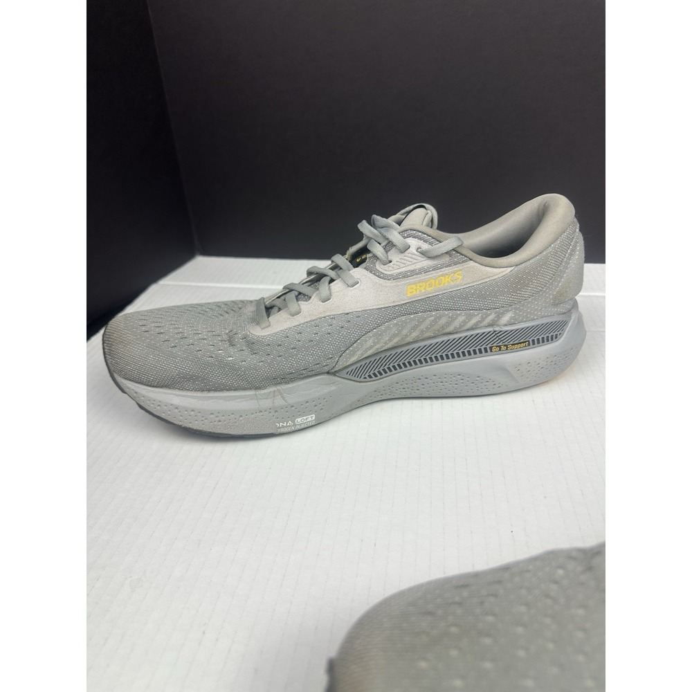 Brooks Adrenaline GTS 24 Running Shoes Mens Size 13 D Gray Athletic Sneakers - Picture 8 of 11